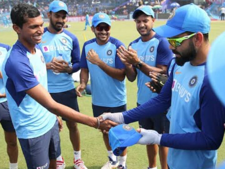 In Pics: Navdeep Saini Shares Images From His ODI Debut Against West Indies Navdeep Saini Shares Images From His ODI Debut Against West Indies