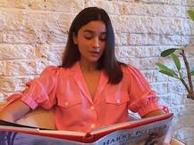 Alia Bhatt Reads Out From 'Harry Potter And The Philosopher's Stone', Shares PIC!