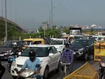 Heavy Traffic Congestion At Delhi-Gurugram Border For The Second Day