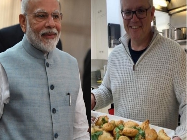 Narendra Modi, Scott Morrison, Twitter Dialogue Over Samosa, Australian PM, Coronavirus, Videolink Australian PM Scott Morrison Tweets Picture With Self-Made Samosa; 'Looks Delicious,' PM Modi Responds