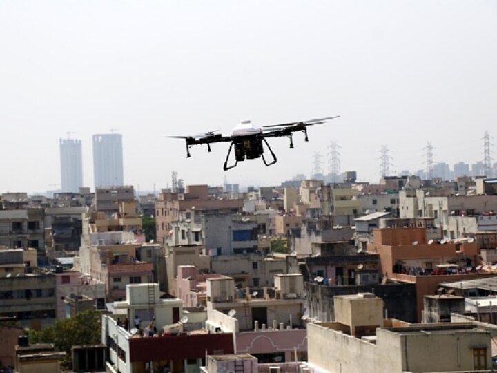 Jaipur Admin Use Drones To Kill Swarms Of Locusts In Saturday Midnight Operation Jaipur Admin Use Drones To Kill Swarms Of Locusts In Saturday Midnight Operation