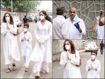 Wajid Khan Funeral PICS: Late Music Composer's Wife & Kids Pay Their Last Respect, Brother Sajid Gets Emotional