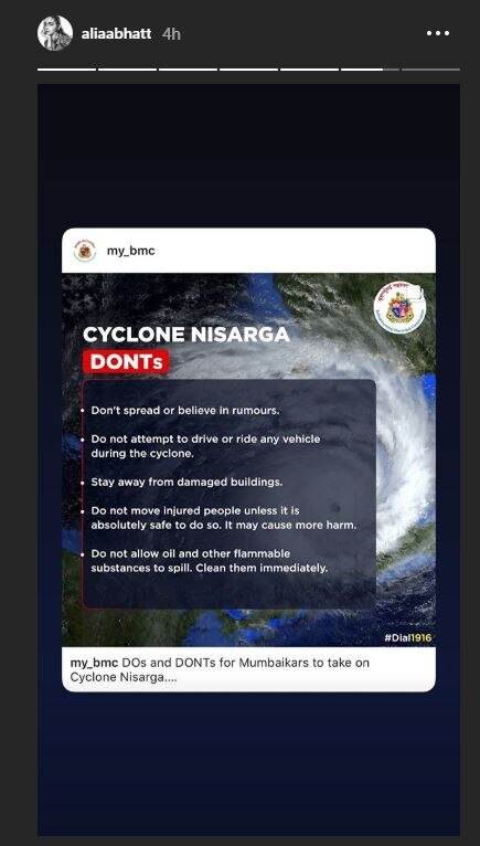 Cyclone Nisarga: Priyanka Chopra, Alia Bhatt, Akshay Kumar, Madhuri Dixit Request People To Take Precautions