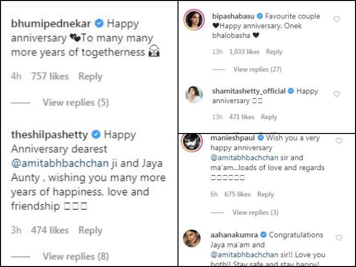 Amitabh Bachchan- Jaya Bachchan Wedding Anniversary: Abhishek & Shweta Share PRICELESS Throwback PICS To Wish Their Parents