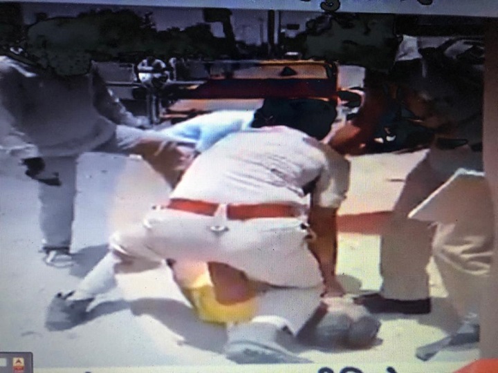 George Floyd Rerun In Jodhpur: Cop Kneels On Man's Neck For 'Not Wearing Mask'