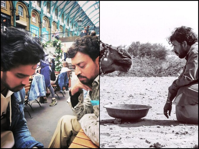 Irrfan Khan's son Babil shares a picture of the late actor with