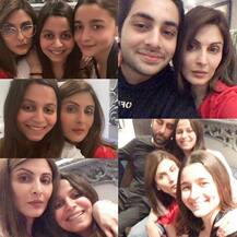 INSIDE PICS From Ranbir Kapoor & Alia Bhatt's Family Get Together With Their Moms & Sisters!