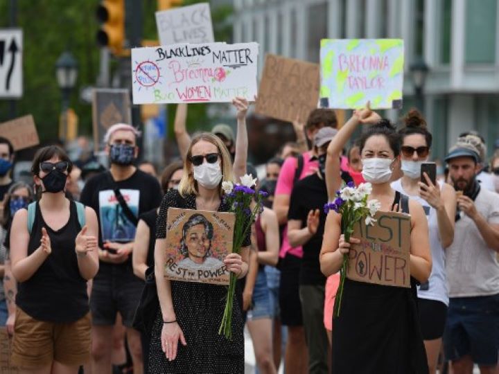 BLM Protesters Topple Statue Of Slave Trader Edward Colston