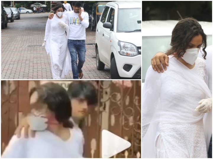 PICS & VIDEOS: Grieving Ankita Lokhande Visits Her EX Sushant Singh Rajput's Family At His Bandra Residence!