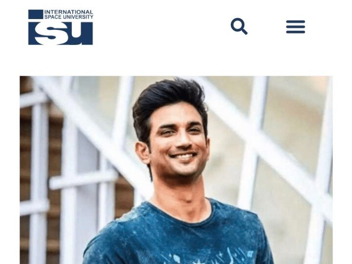 International Space University Mourns Sushant Singh Rajput's Death International Space University Mourns Sushant Singh Rajput's Death