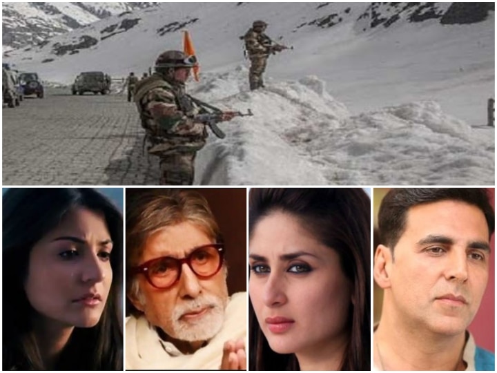 India-China Galwan Valley Face-Off: Big B, Akshay Kumar, Kareena Kapoor, Sonu Sood & Other Celebs Pay Tribute To The Martyred Jawans  India-China Galwan Valley Faceoff: Big B, Akshay Kumar, Kareena Kapoor, Sonu Sood & Other Celebs Pay Tribute To The Martyred Jawans