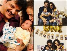 PICS: Shahid Kapoor's Step Father Rajesh Khattar Celebrates FIRST Birthday Of Son Vanraj With Wife
