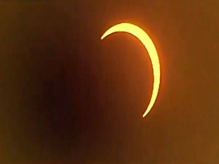Striking view of Ring of Fire was seen in the skies of Kurukshetra in Haryana.