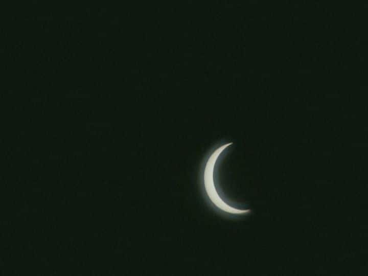 Sloar Eclipse in Dubai. During the solar eclipse, the apparent size of the Moon is smaller than that of the sun by 1 percent (Image: ANI)