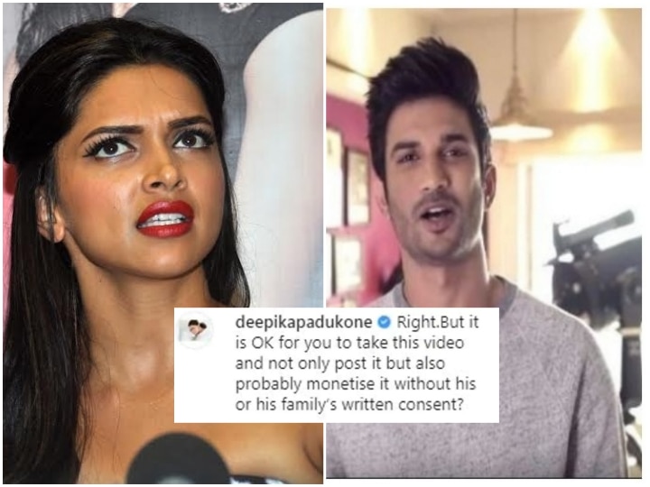 Deepika Padukone LASHES OUT At Paparazzi For Posting Videos Of Sushant Singh Rajput's Body Without His Family’s Consent! Deepika Padukone LASHES OUT At Paparazzi For Posting Videos Of Sushant Singh Rajput's Body Without His Family’s Consent!