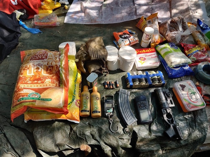 Army recovers arms and ammunition in search operation in Srinagar Army Recovers Arms And Ammunition During Search Operation In Harwan Forest Area Of Srinagar