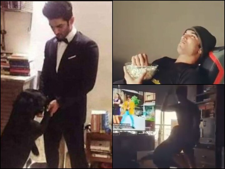 Video Of Sushant Singh Rajput Dancing With Pet Dog Fudge On Govinda & Karisma Kapoor Sona Kitna Sona Hai Goes Viral THIS Video Of Sushant Singh Rajput Dancing With Pet Dog On Govinda & Karisma Kapoor's 'Sona Kitna Sona Hai' Will Make You Say AWW