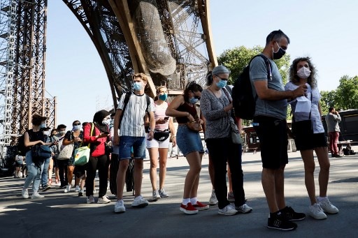 In PICS: Paris' Eiffel Tower Reopens After 3-Month Closure Due To COVID-19  Crisis, Visitors Rejoice