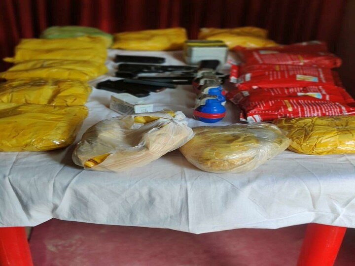 Security Forces Bust NarcoTerror Group In North Kashmir Recover Large Cache Of Arms, Drugs Security Forces Bust Narco-Terror Group In North Kashmir; Recover Huge Cache Of Drugs, Arms, Ammunition