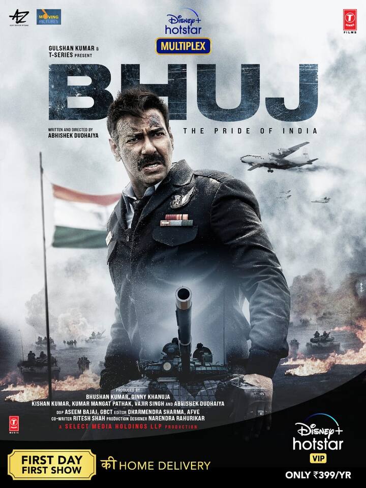 Ajay Devgn’s ‘Bhuj: The Pride Of India’ will also stream on the OTT platform. The Abhishek Dudhaiya directorial is based on the 1971 Indo-Pak war. The film also stars Sanjay Dutt, Sonakshi Sinha, Parineeti Chopra in key roles. 