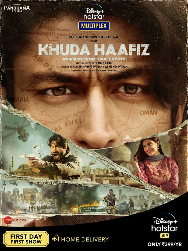 Vidyut Jammwal and Shivaleeka Oberoi starrer 'Khuda Haafiz' will also stream on Disney+ Hotstar. The film is reportedly inspired by real life incidents. 