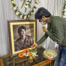 PICS: Sushant Singh Rajput's Friend Sandip Ssingh Meets 'Dil Bechara' Actor's Family In Patna