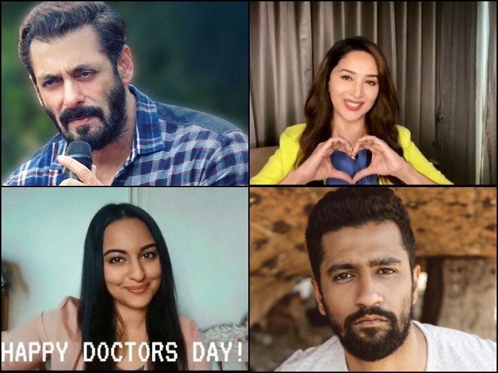 National Doctor's Day 2020: Salman Khan, Vicky Kaushal, Madhuri Dixit & Other Bollywood Celebs Thank 'Real Life Super Heroes' National Doctor's Day 2020: Salman Khan, Vicky Kaushal, Madhuri Dixit & Other B'wood Celebs Thank 'Real Life Superheroes'