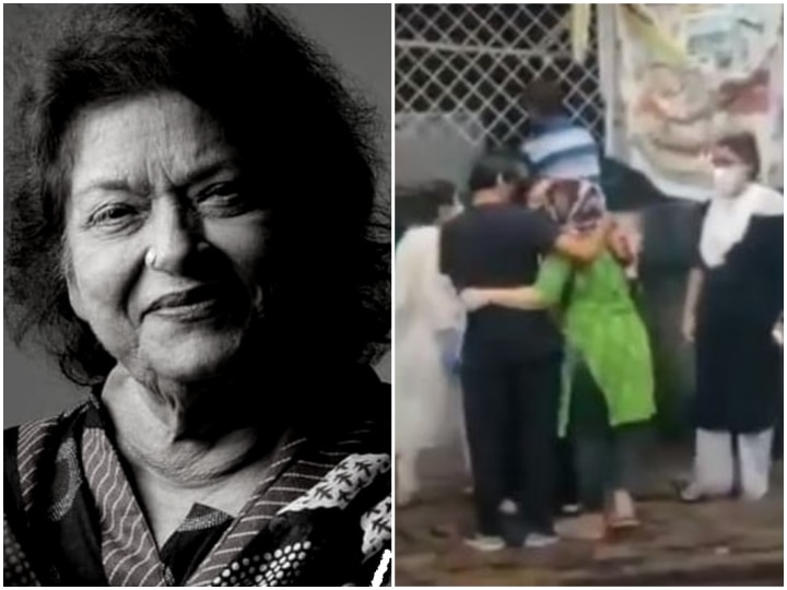 Saroj Khan Funeral: Saroj Khan's Daughter Breaks Down To Tears Outside Malad Cemetery; Late Choreographer Laid To Rest In Presence Of Family Saroj Khan Funeral: Watch- Daughter Breaks Down To Tears Outside Malad Cemetery; Late Choreographer Laid To Rest In Presence Of Family