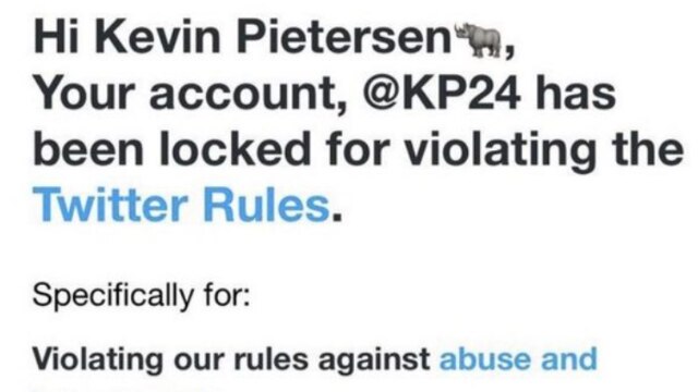 Kevin Pietersen's Twitter Account Locked After He Threatened To Slap Piers Morgan