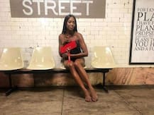 50-Year-Old Supermodel Naomi Campbell Poses Nude On New York’s Subway!