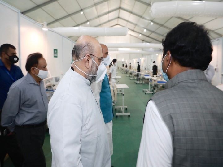 Amit Shah Visits DRDO-Built COVID-19 Hospital In Delhi; Wards Named After Soldiers Martyred In China Face-Off Amit Shah Visits DRDO-Built COVID-19 Hospital In Delhi; Wards Named After Martyred Soldiers Of Galwan Valley