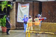 In PICS: BMC Team Sanitises Bachchan's Home Jalsa After Big B & Abhishek Test Positive For COVID-19