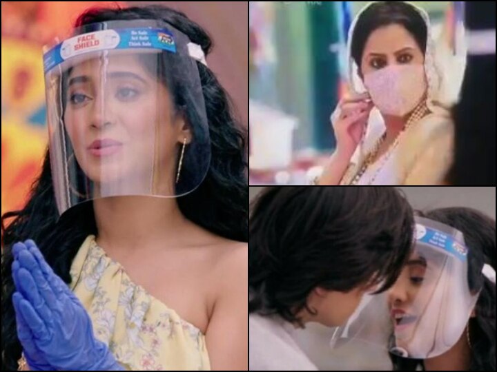 Actors Wear Mask & Face Shield In ‘Yeh Rishta Kya Kehlata Hai’ Scene, Video Goes VIRAL; Shivangi Joshi Shares BTS Selfie Actors Wear Mask & Face Shield In ‘Yeh Rishta Kya Kehlata Hai’ Scene, Video Goes VIRAL; Shivangi Joshi Shares BTS Selfie