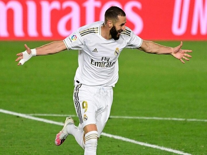 Real Madrid Win Record Extending 34th La Liga Title As Benzema Scores Twice In Win Over Villarreal Real Madrid Win Record Extending 34th La Liga Title As Karim Benzema Scores Twice In 2-1 Win Over Villarreal