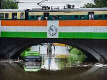 PICS: Houses Collapse, Bus Submerges As Heavy Rains Wreak Havoc In Parts Of Delhi