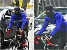 IN PICS: Ranbir Kapoor Steps Out For A Bicycle Ride Amidst Coronavirus Pandemic