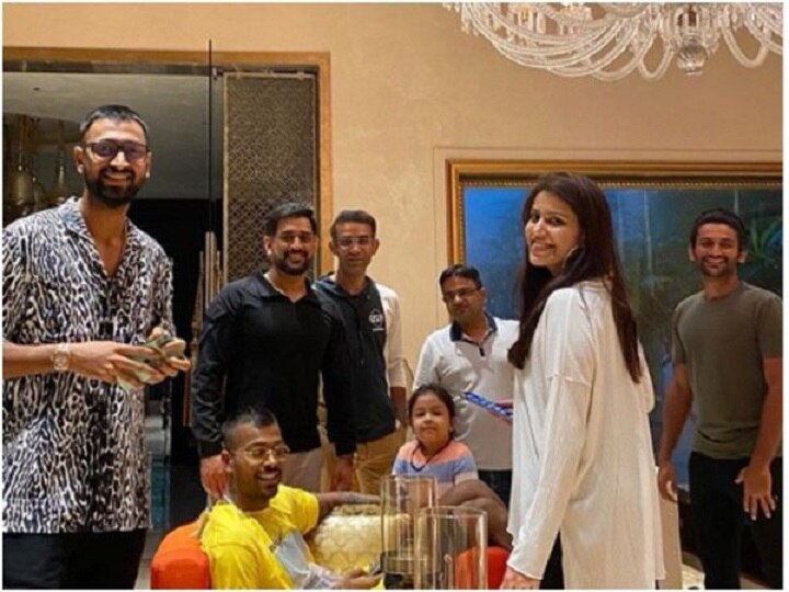 Sakshi Relives MS Dhoni's 39th Bday, Shares Husband's Pic With Pandya Brothers At Ranchi farmhouse 'Missing The Happy Squad': Sakshi Shares Dhoni's 39th B'day Pic With Pandya Brothers At Ranchi Farmhouse