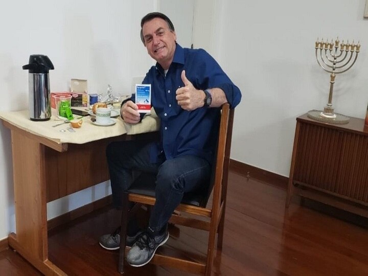 Brazilian President Bolsonaro Finally Tests Negative for Covid-19; Tweets Picture With Hydrocholoquine Brazilian President Bolsonaro Finally Tests Negative for Covid-19; Tweets Picture With Hydroxychloroquine