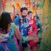 INSIDE PICS: Telugu Actor Nithiin & Fiancee Shalini Look STUNNING At Their Mehendi And Sangeet Ceremony