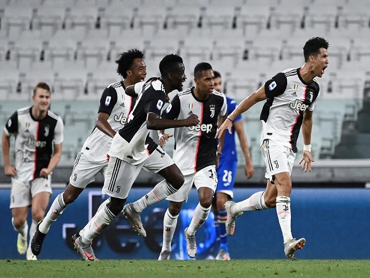 Juventus Clinch Ninth Straight Serie A Title After Ronaldo Scores In 2-0 Win Over Sampdoria Juventus Clinch Ninth Straight Italian Serie A Title After Ronaldo Scores In 2-0 Win Over Sampdoria