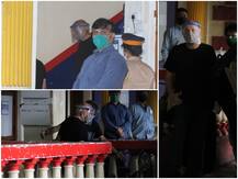 IN PICS: Mahesh Bhatt At Santacruz Police Station Wearing Mask & Face Shield To Record Statement In Sushant Singh Rajput Case!