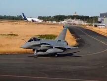 IN PICS | 5 Deadly Rafale Fighter Aircraft Land At IAF Airbase In Ambala; Greeted With Special Salute