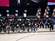 Black Lives Matter: Players, Coaches Kneel Before Game As NBA Season Resumes