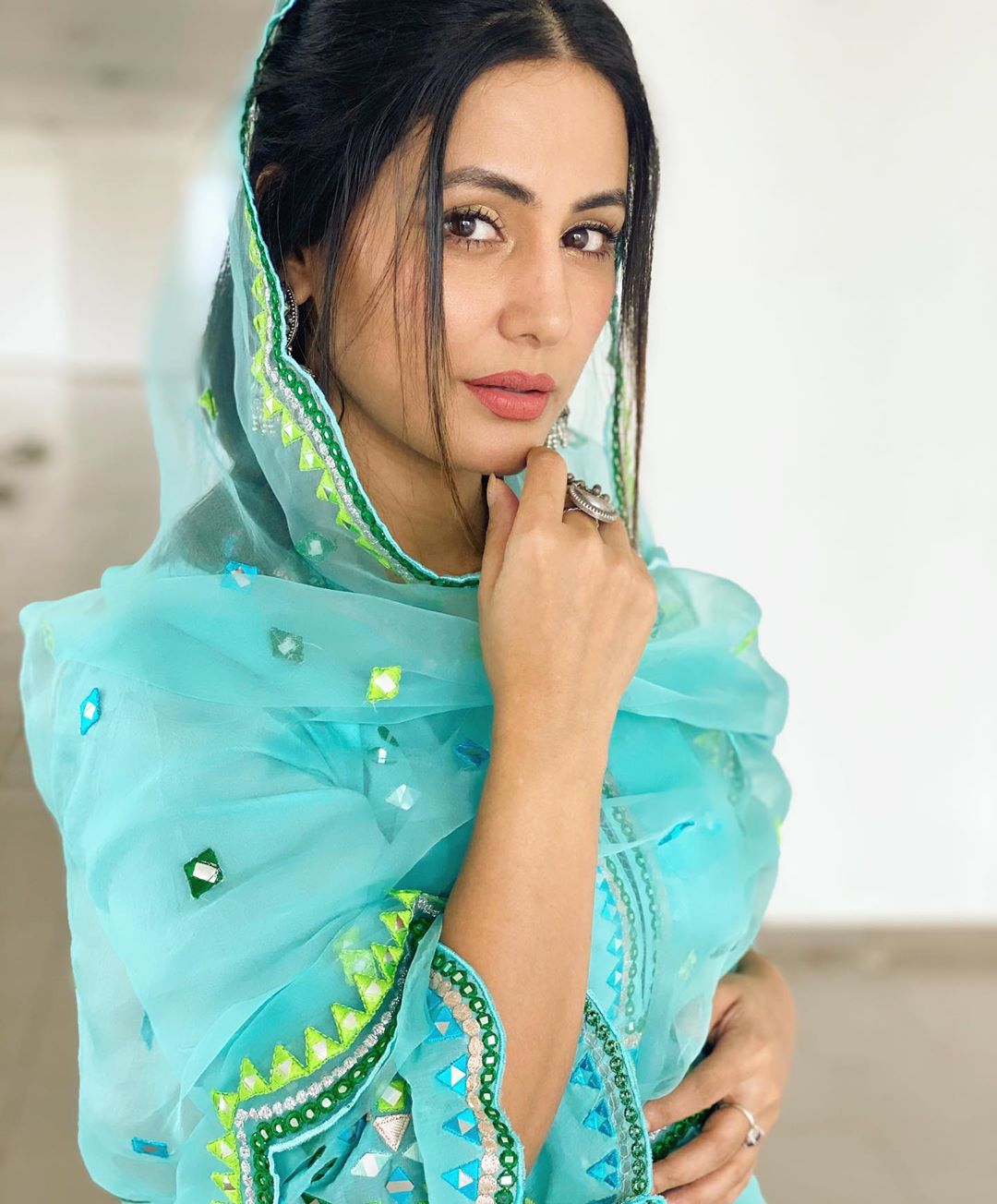 hina khan eid dress 2021