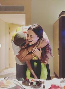 IN PICS: Prince Narula Showers Wife Yuvika Chaudhary With KISSES On Her Birthday!