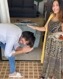 Raksha Bandhan 2020: Kartik Aaryan Takes Blessings From Sister; Shares Cute PICS From Rakhi Celebrations