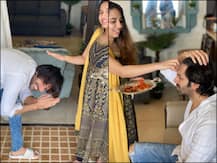 Raksha Bandhan 2020: Kartik Aaryan Takes Blessings From Sister; Shares Cute PICS From Rakhi Celebrations
