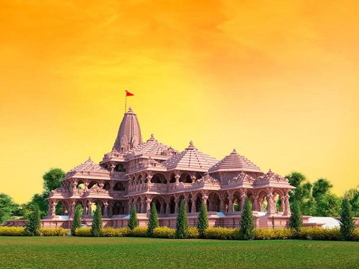 The 'Bhumi Pujan' for the proposed Ram temple in Ayodhya will begin at 12.30 pm on Wednesday with Prime Minister Narendra Modi performing the 'Shila Pujan', 'Bhumi Pujan' and 'Karma Shila Pujan'. (Image: Twitter/ @ShriRamTeerth)