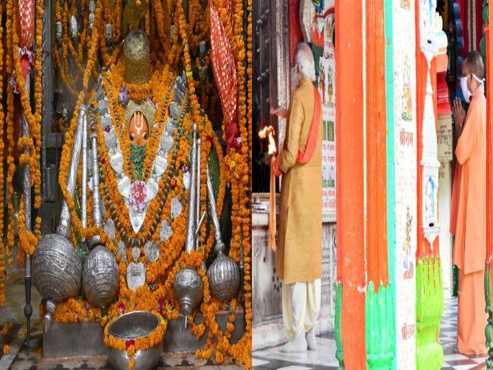 Dressed in the traditional kurta and dhoti Pm Modi offered aarti and then headed to perform the Bhumi Pujan for Ram Temple in Ayodhya (Photo: PTI)