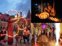 In Pics: SPECTACULAR Diwali-Like Scenes Across Country As People Light Diyas & Firecrackers After Ram Mandir Event
